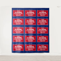 トランプ大統領のセルフィーバックドロップを撤去