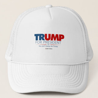トランプ大統領のタイポグラフィーおもしろグッズ キャップ