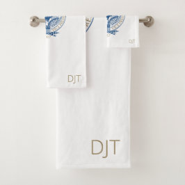 トランプ大統領のペンスモノグラムの開業 バスタオルセット