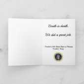 トランプ大統領の共感カード カード (内部)