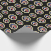 トランプ大統領の写真シ大統領のール ラッピングペーパー (角)