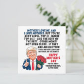 トランプ大統領の母の日 シーズンカード (スタンド正面)