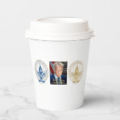 トランプ大統領の第1位と第2位 紙コップ (正面)