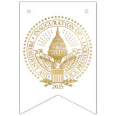 トランプ大統領の第2次就任のシール バンティングフラッグ (第2の旗)