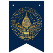 トランプ大統領の第2次就任のシール バンティングフラッグ (第3の旗)