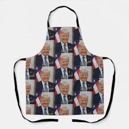 トランプ大統領の署名 エプロン