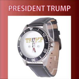 トランプ大統領の💪金ゴールド キッチンタオル