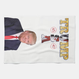 トランプ大統領の💪金ゴールド キッチンタオル