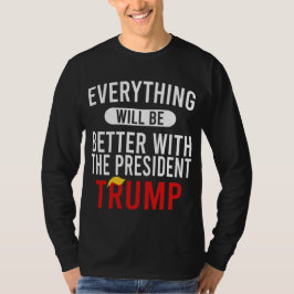 トランプ大統領は万事好都合だ Tシャツ
