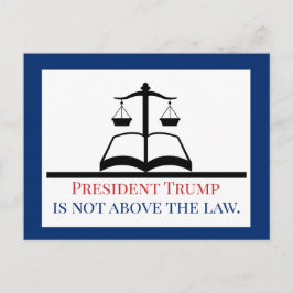 トランプ大統領は法廷以上ではない ポストカード