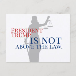トランプ大統領は法廷女裁判官の上に立たない ポストカード