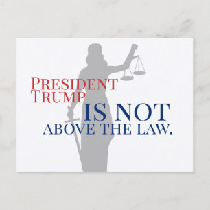 トランプ大統領は法廷女裁判官の上に立たない ポストカード