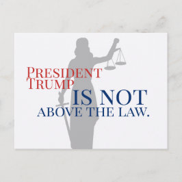 トランプ大統領は法廷女裁判官の上に立たない ポストカード