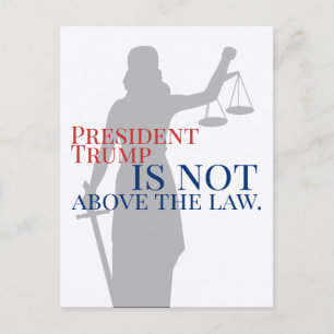 トランプ大統領は法廷女裁判官の上に立たない ポストカード