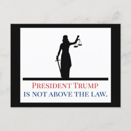 トランプ大統領は法廷女裁判官の上に立たない ポストカード
