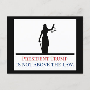 トランプ大統領は法廷女裁判官の上に立たない ポストカード