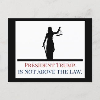 トランプ大統領は法廷女裁判官の上に立たない ポストカード