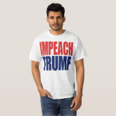 トランプ大統領を弾劾しよう - トランプ反対 Tシャツ (正面フル)