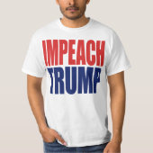 トランプ大統領を弾劾しよう - トランプ反対 Tシャツ (正面)