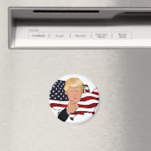 トランプ大統領アメリカ合衆国国旗 マグネット (インサイチュ (食洗機))
