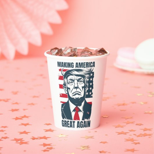 トランプ大統領コーヒーマグ 紙コップ (インサイチュ)