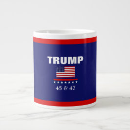 トランプ大統領ベスト 45 & 47 ジャンボマグカップ ジャンボコーヒーマグカップ
