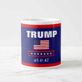 トランプ大統領ベスト 45 & 47 ジャンボマグカップ ジャンボコーヒーマグカップ