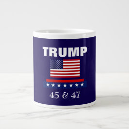 トランプ大統領ベスト 45 & 47 ジャンボマグカップ ジャンボコーヒーマグカップ