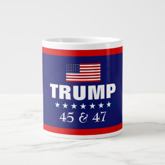 トランプ大統領ベスト 45 & 47 ジャンボマグカップ ジャンボコーヒーマグカップ