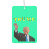 トランプ大統領ポートレート🇺🇸😁なびく カーエアーフレッシュナー (正面)