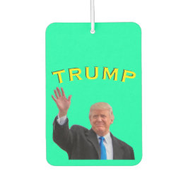 トランプ大統領ポートレート🇺🇸😁なびく カーエアーフレッシュナー