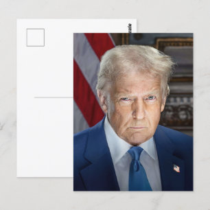 トランプ大統領ポートレート写真2025 ポストカード