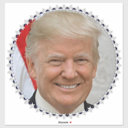 トランプ大統領ポートレート シール (シート)