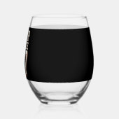 トランプ大統領ヴィンテージトランプ勝利 ステムなしワイングラス (右)