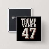 トランプ大統領ヴィンテージトランプ勝利 缶バッジ (正面&裏面)