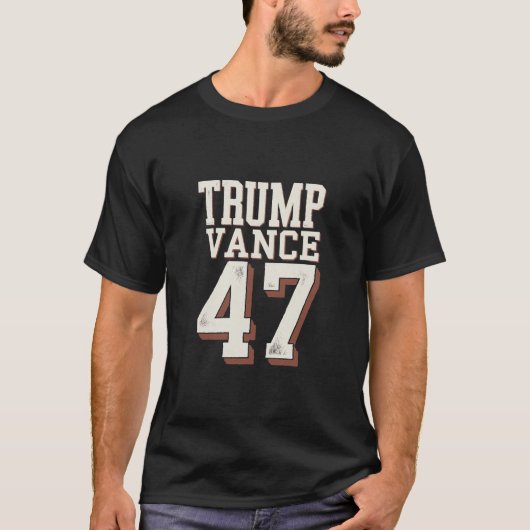 トランプ大統領ヴィンテージトランプ勝利 Tシャツ (正面)