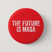 トランプ大統領再選へ - MAGA 2024 缶バッジ (正面)