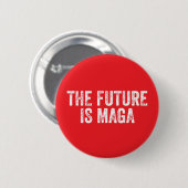 トランプ大統領再選へ - MAGA 2024 缶バッジ (正面&裏面)