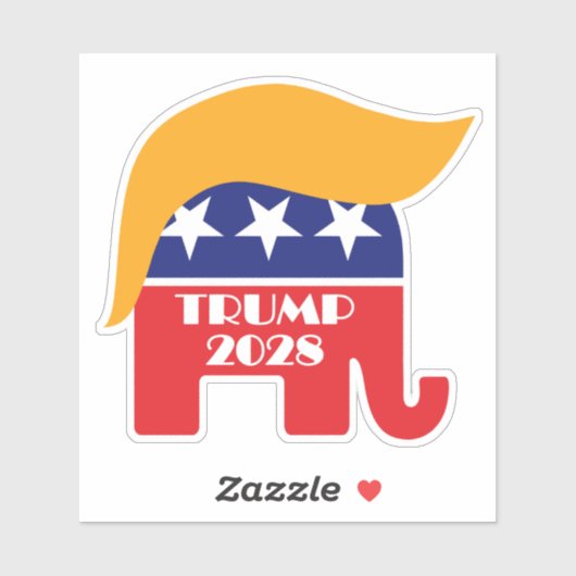 トランプ大統領再選2028 3期目 シール (シート)