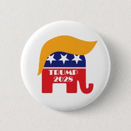 トランプ大統領再選2028 3期目 缶バッジ