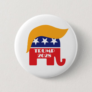 トランプ大統領再選2028 3期目 缶バッジ