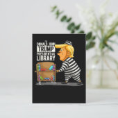 トランプ大統領刑務所図書館 カード (スタンド正面)