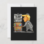 トランプ大統領刑務所図書館 カード (裏面)