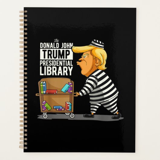 トランプ大統領刑務所図書館 プランナー手帳 (正面)
