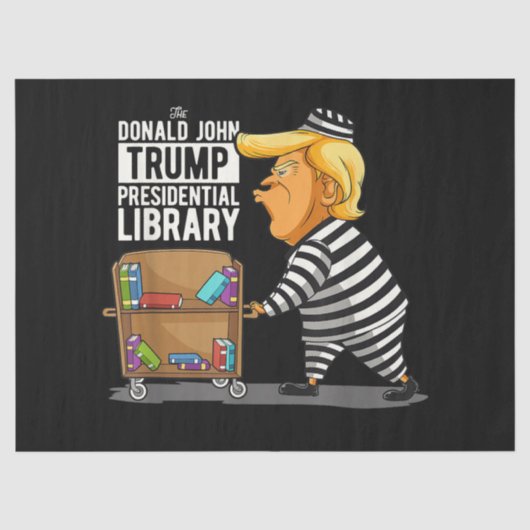 トランプ大統領刑務所図書館 薄葉紙 (正面)