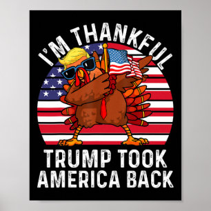 トランプ大統領勝ってアメリカを取り戻してくれてありがとう ポスター