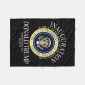 トランプ大統領印鑑就任式2025 47thウォシン フリースブランケット (正面(横))