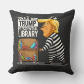 トランプ大統領図書館の刑務所 クッション (正面)