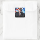 トランプ大統領就任式の記念すべき日 スクエアシール (バッグ)