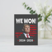 トランプ大統領就任式勝利MAGA ポストカード (スタンド正面)